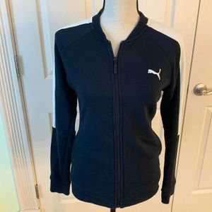 Puma Black Zip Up Jacket